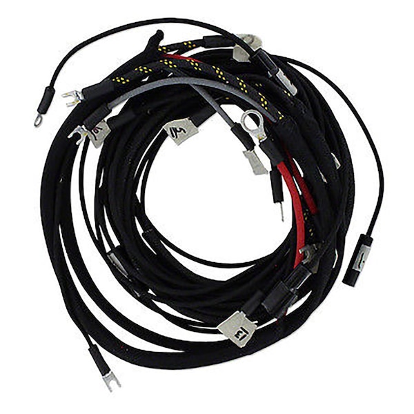 Aftermarket 181699M91 New Tractor Wiring Harness Fits Massey Ferguson TO30 Cotton Braided ELV70-0026 - main